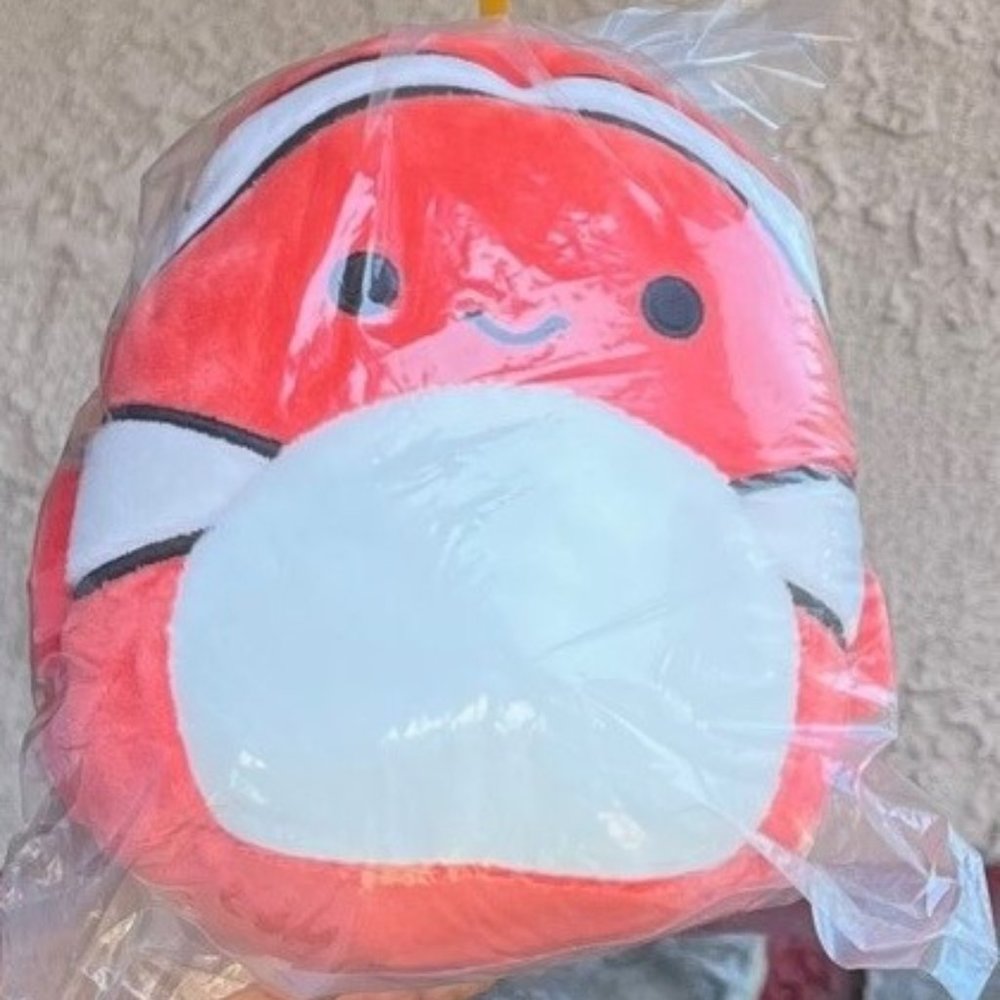 New Squishmallow Ricky the Clownfish 5 inches. Cute and rare! No tags